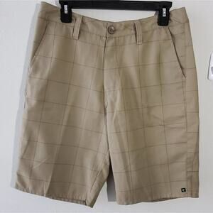 Rip Curl men's plaid active skater surfing athletic board shorts size 32